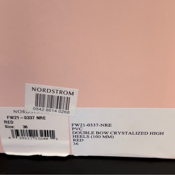 Mach & Mach Double Crystalized High Heel Bow Shoe with Ankle Straps 100m size36 - Picture 9 of 12